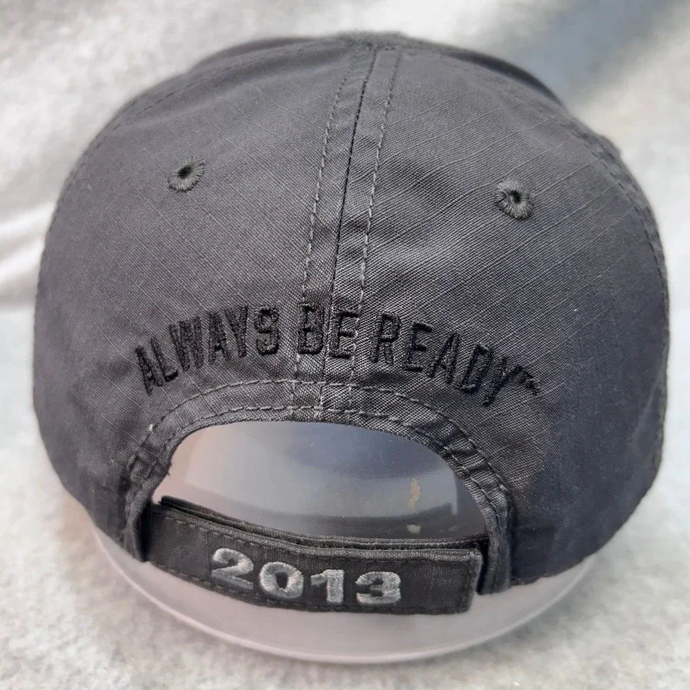 5.11 Tactical Logo Target Mens Grey Hat Always Be Ready Ripstop OSFA